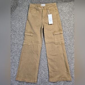 Tan Flare & Wide Leg Jeans